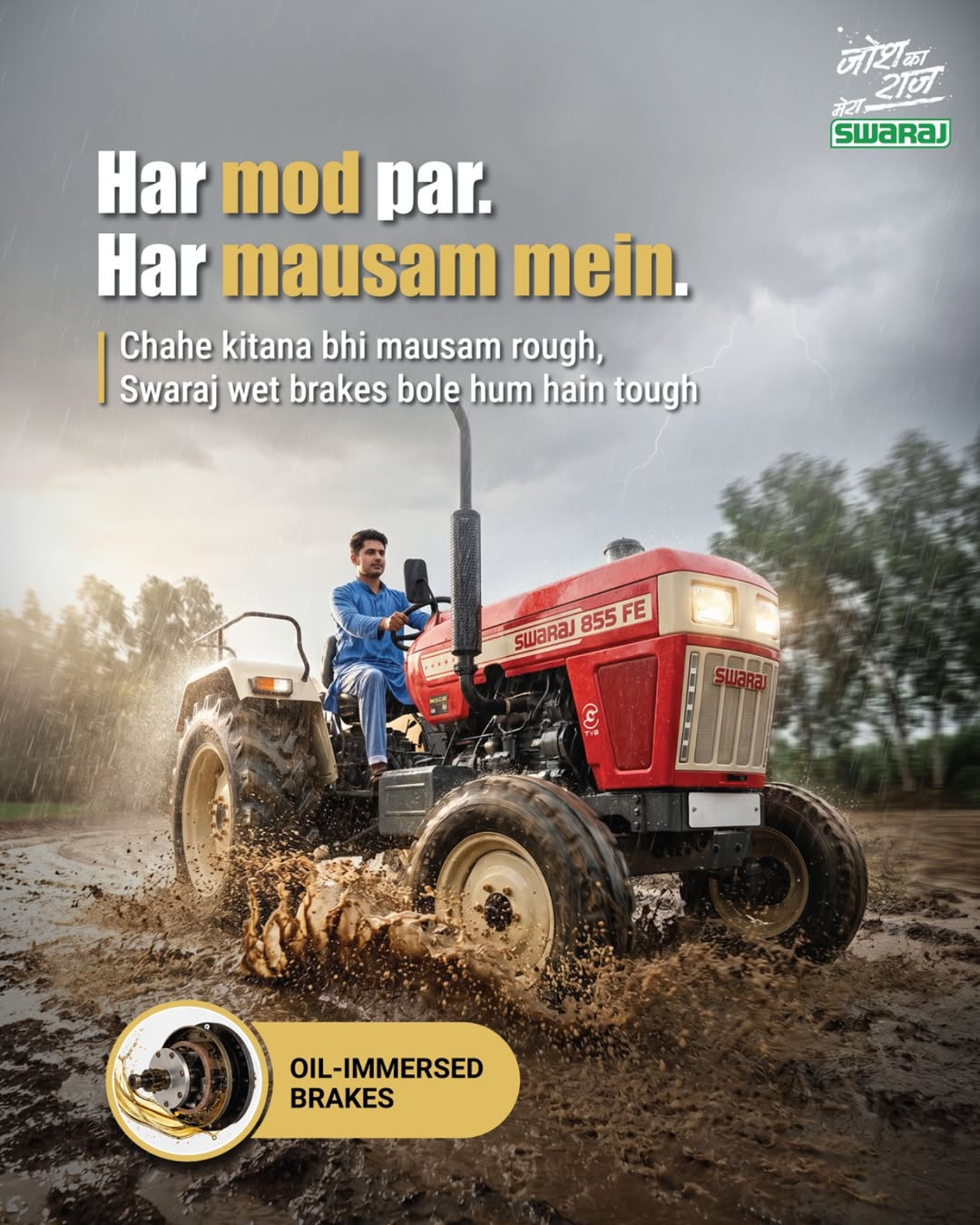 Monsoon mein kheti karna mushkil ho jaate hai, keechad mein control sambhalna sabse bada challenge hota hai. Isliye Oil-...