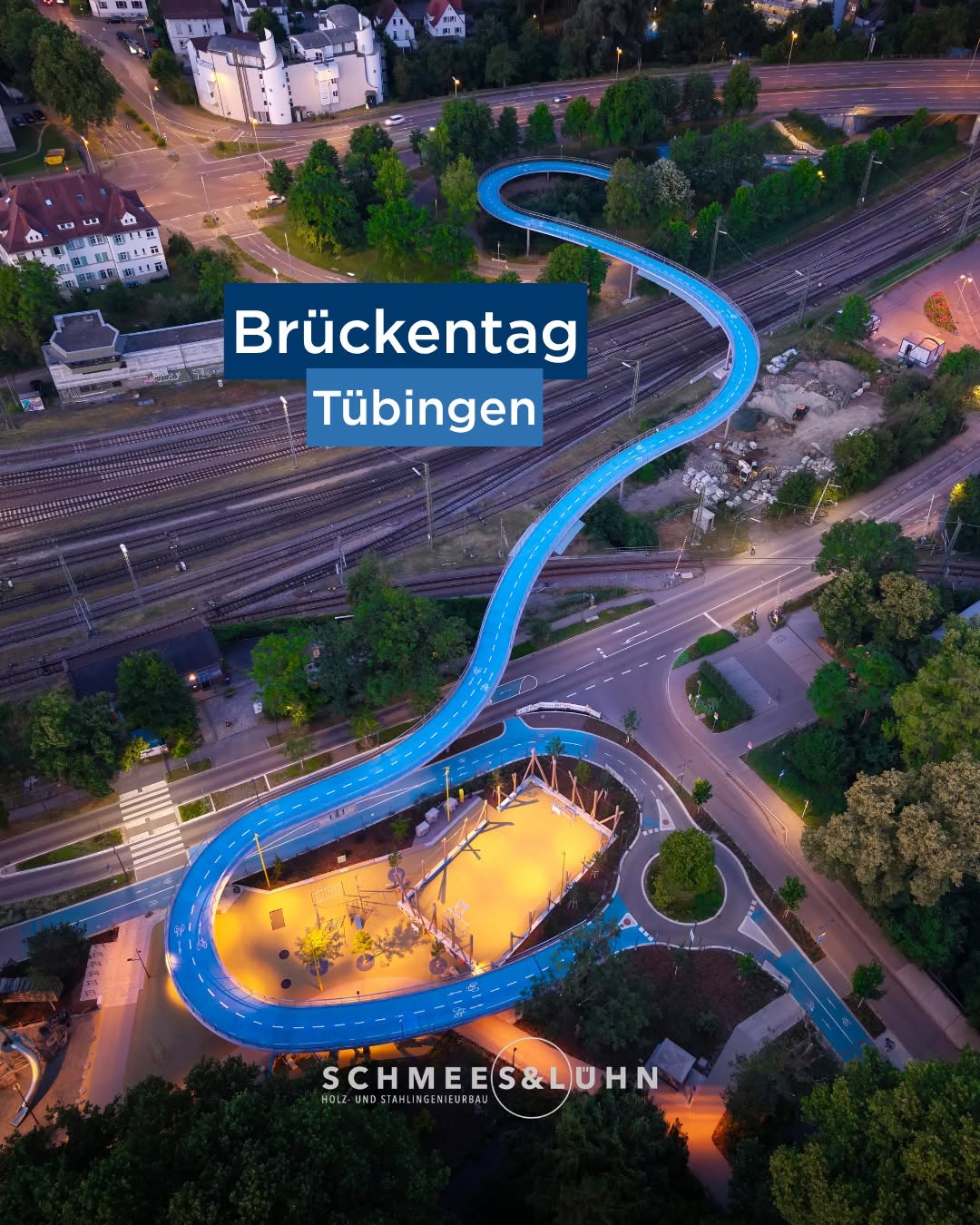 Donnerstag ist Brückentag – und heute befinden wir uns in Tübingen! 🗺️👋 Was für ein Anblick: Dieser Radweg in Tübingen...