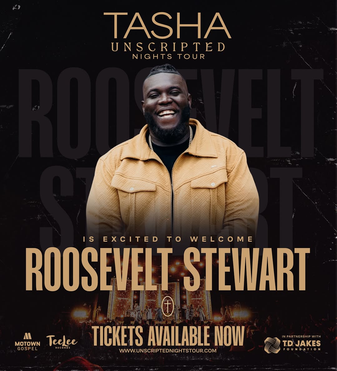 We are honored to welcome one of the leading voices of worship in the Kingdom, @roosevelt_stewart_ii, to the Unscripted Nights Tour!

Roosevelt carries such a genuine heart for the presence of God, and every time he leads, people are drawn into moments of worship that are life changing. We can’t wait for you to experience what God is going to do through him on the Unscripted Nights Tour!

At Unscripted, we’re believing for more than a great night. We’re believing for real encounters with God that continue long after the lights go down.

We are being intentional about creating not only a space for people to worship freely, but also opportunities to leave empowered. Through our partnership with @tdj_foundation, attendees will have access to practical resources and tools that help them grow, build, and thrive beyond the experience.

We can’t wait to worship with you.

Get your tickets today at www.unscriptednightstour.com