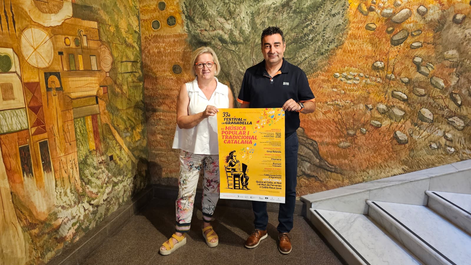 📢Presentació del 33è Festival de Música Popular i Tradicional de la Granadella. Tindrà lloc entre els dies 19 i 23 d’agost, i acollirà una programació amb propostes adreçades a tots els públics🎶
#laforçadelsmunicipis
👉t.ly/NHWd6
