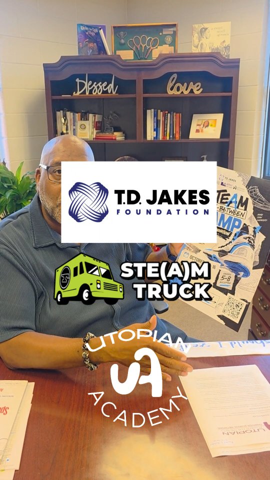 👟🔥 The countdown is ON! Only 3 days until STEAM In-Between Camp!

Calling all students in grades 5–8! Get ready for an exciting week of sneaker innovation, creativity, technology, and hands-on fun!

📅 October 12–16 | 9 AM–3 PM 
📍 Utopian Academy | Ellenwood, GA

🎨 Design. Build. Innovate.

🚨 Don't miss out! Secure your spot TODAY! 

📲 Scan the QR code to register now!

#STEAMCamp #SneakerInnovation #UtopianAcademy #TDJakesFoundation #FutureInnovators