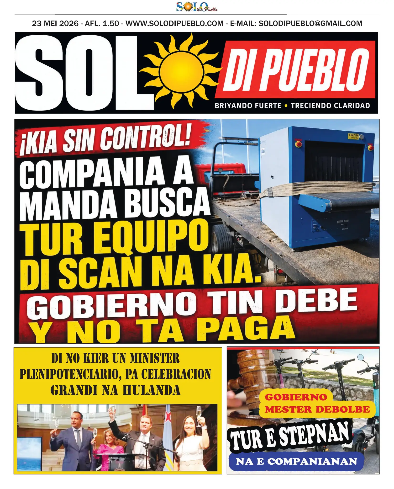 Portada Solo di Pueblo 23 Mei 2026