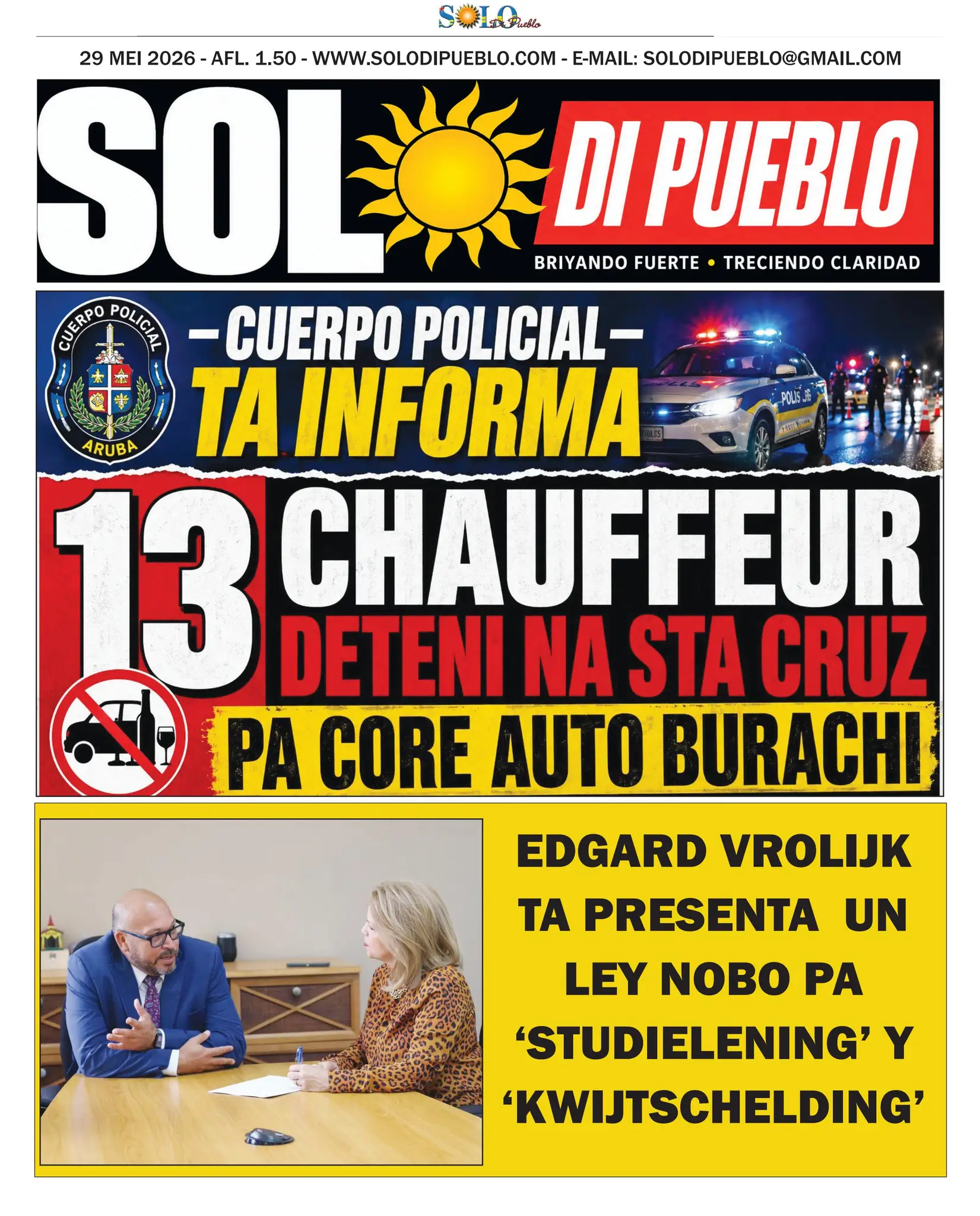 Portada Solo di Pueblo 28 Mei 2026