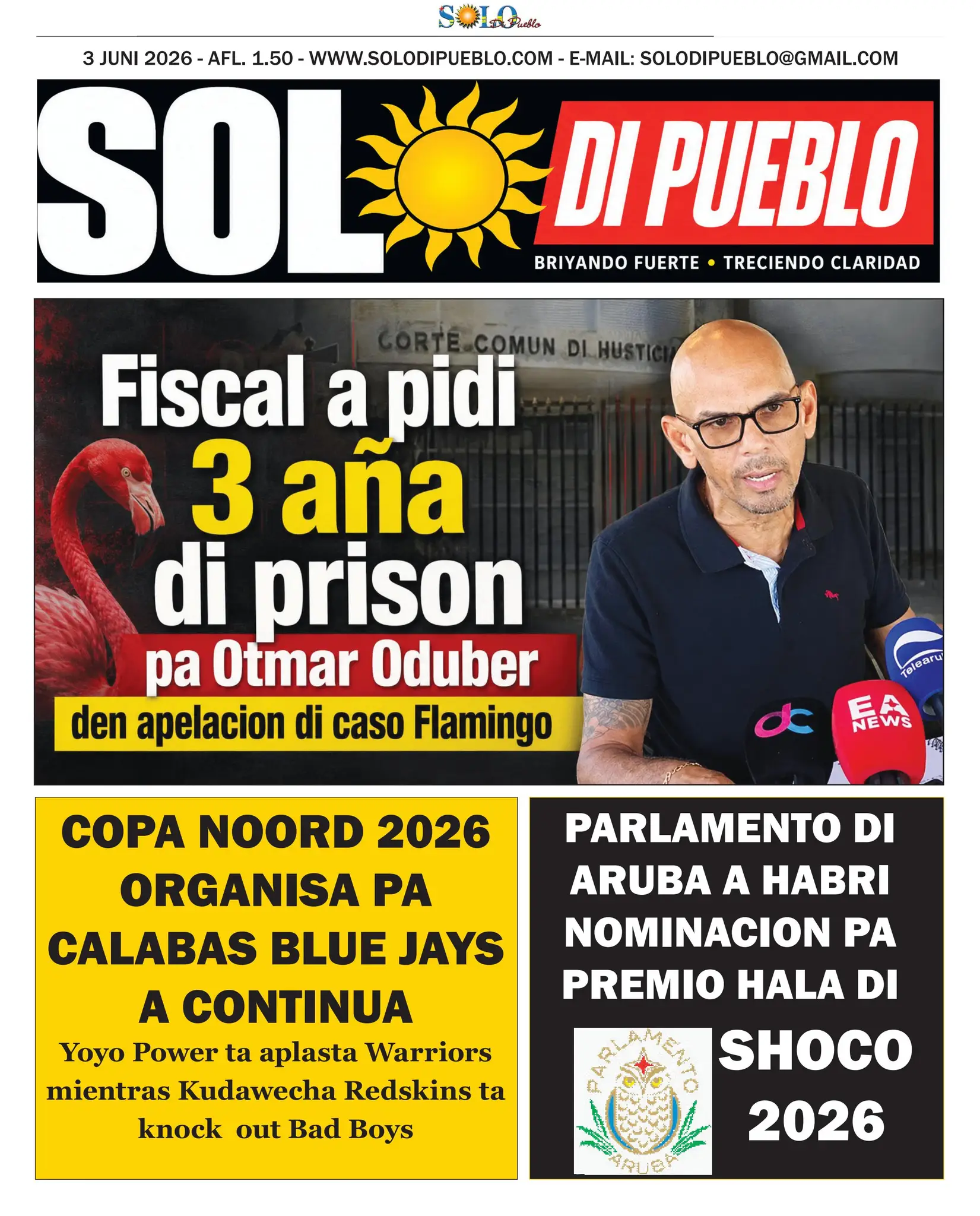 Portada Solo di Pueblo 2 Juni 2026