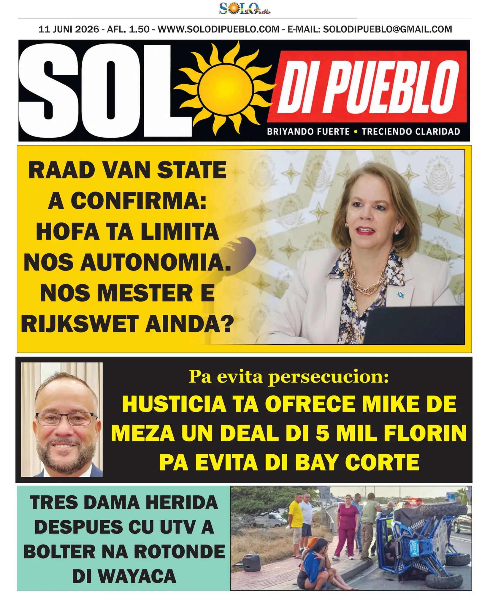 Portada Solo di Pueblo 10 Juni 2026