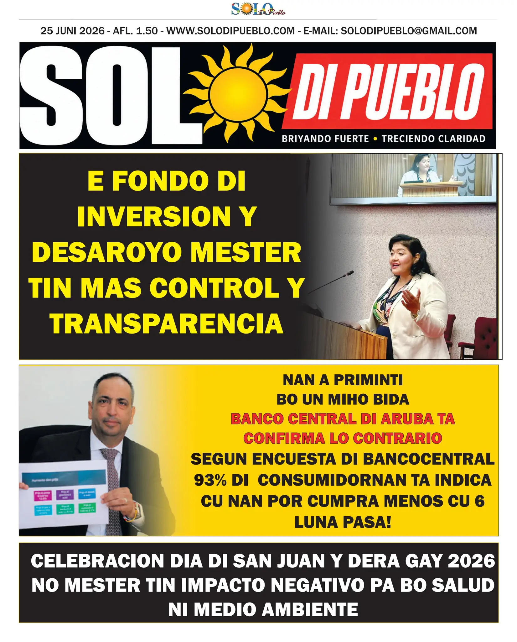 Portada Solo di Pueblo 25 Juni 2026