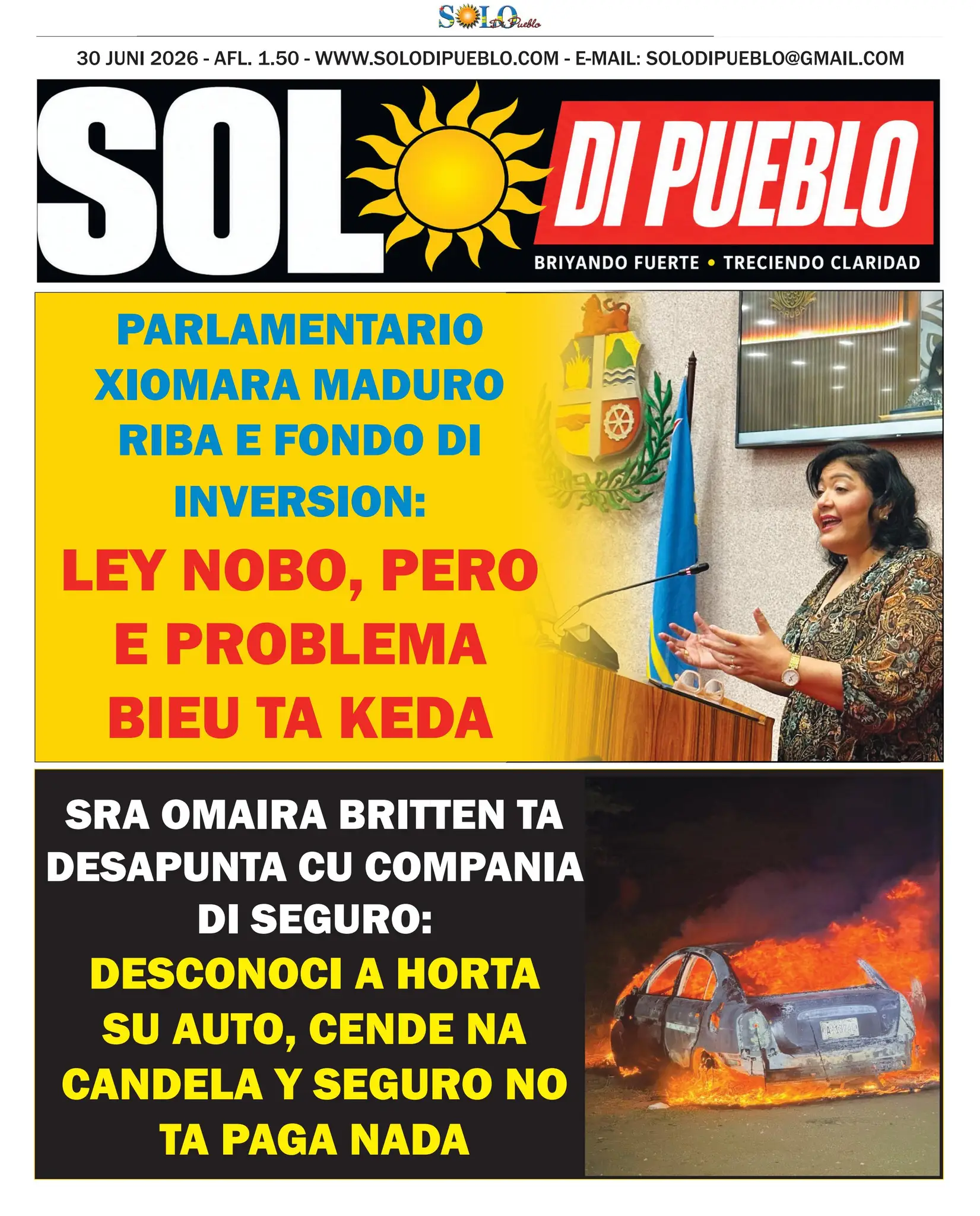 Portada Solo di Pueblo 29 Juni 2026