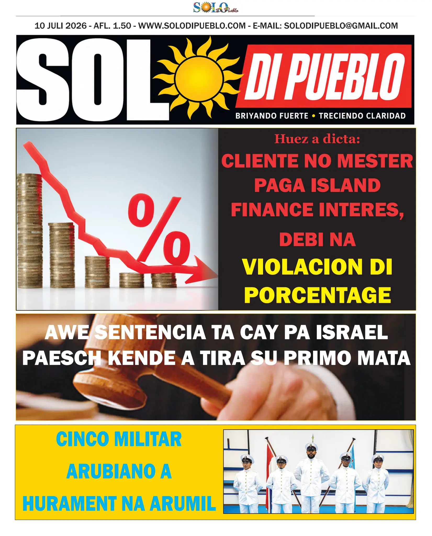 Portada Solo di Pueblo 9 Juli 2026