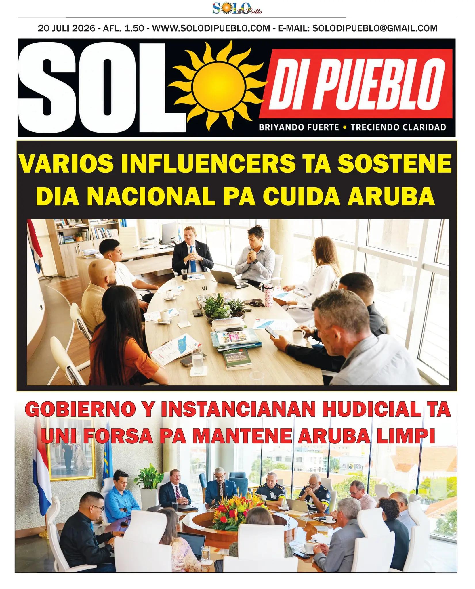 Portada Solo di Pueblo 19 Juli 2026