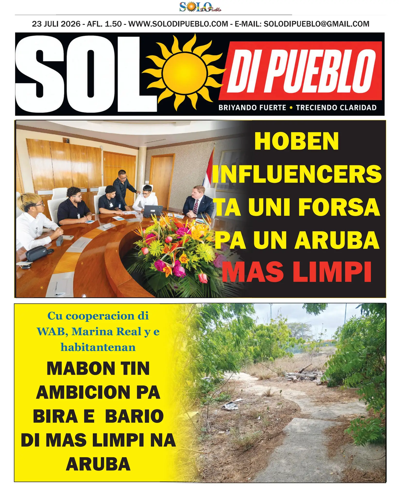 Portada Solo di Pueblo 22 Juli 2026