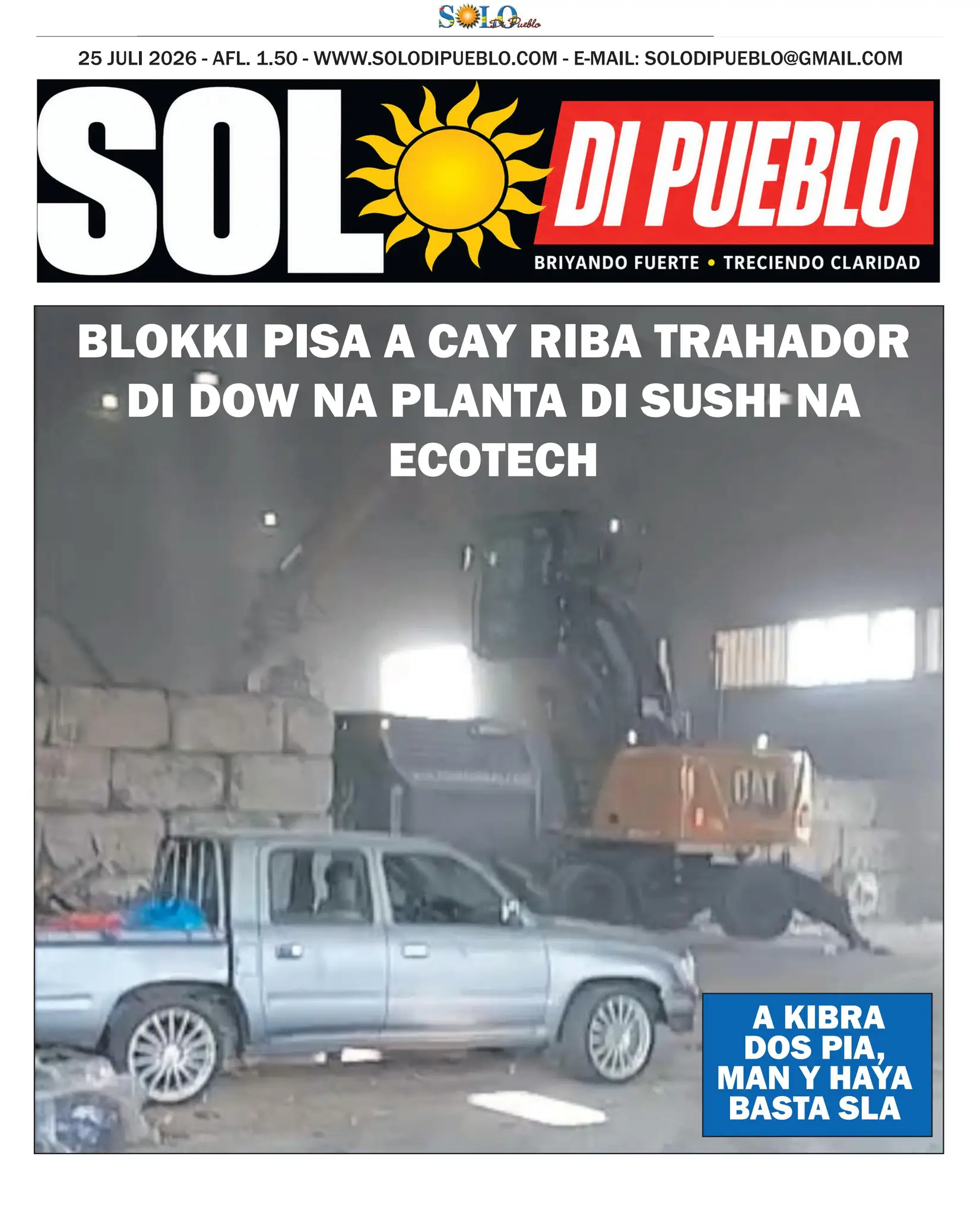 Portada Solo di Pueblo 24 Juli 2026