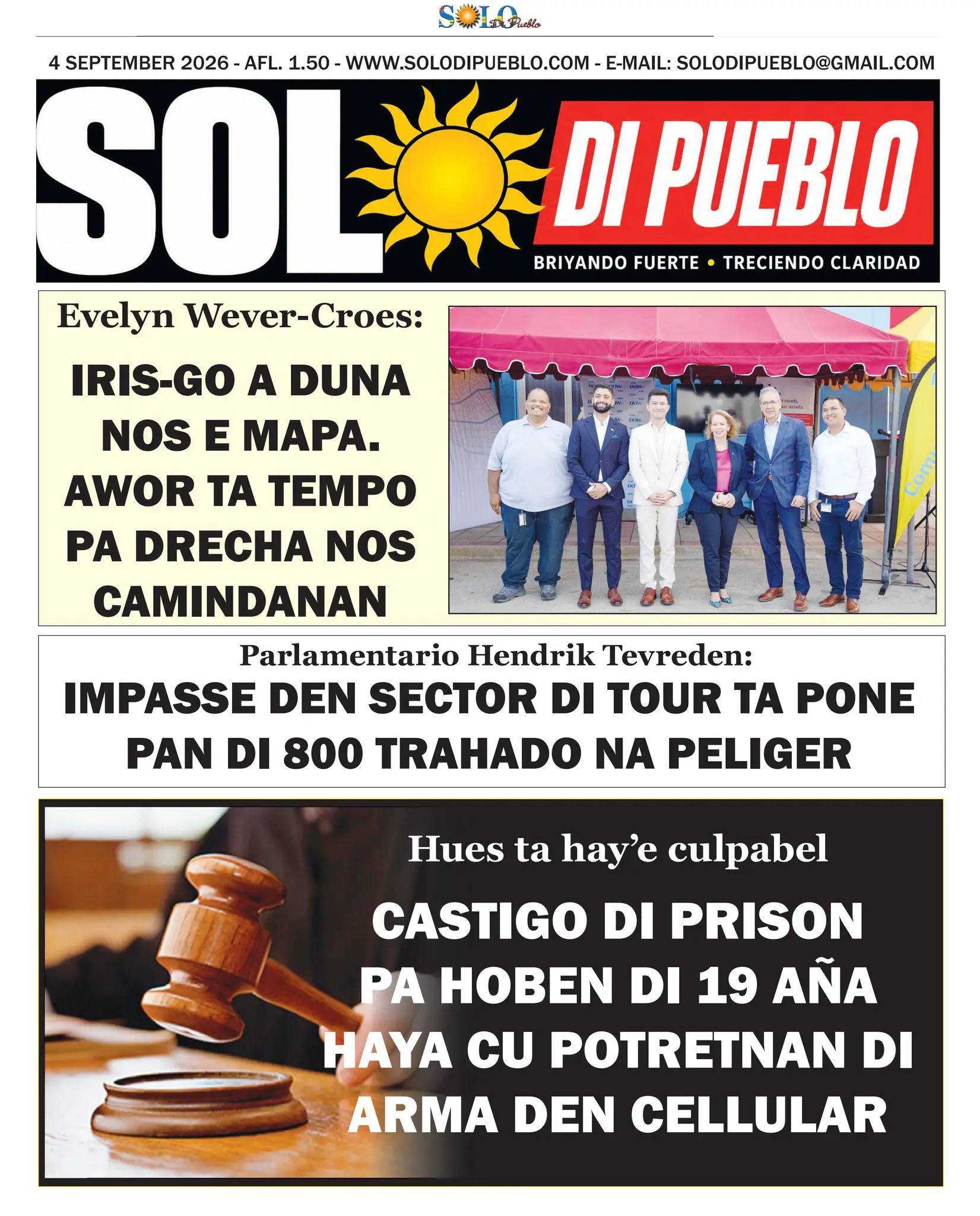 Portada Solo di Pueblo 3 September 2026