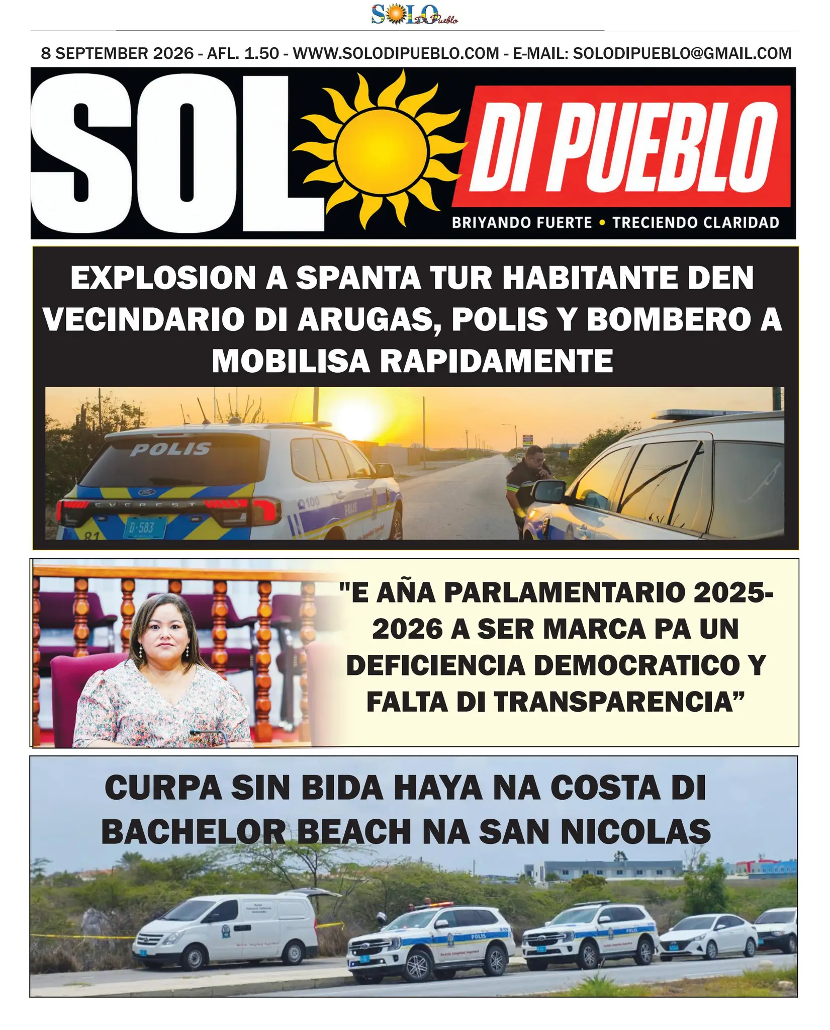 Portada Solo di Pueblo 8 September 2026