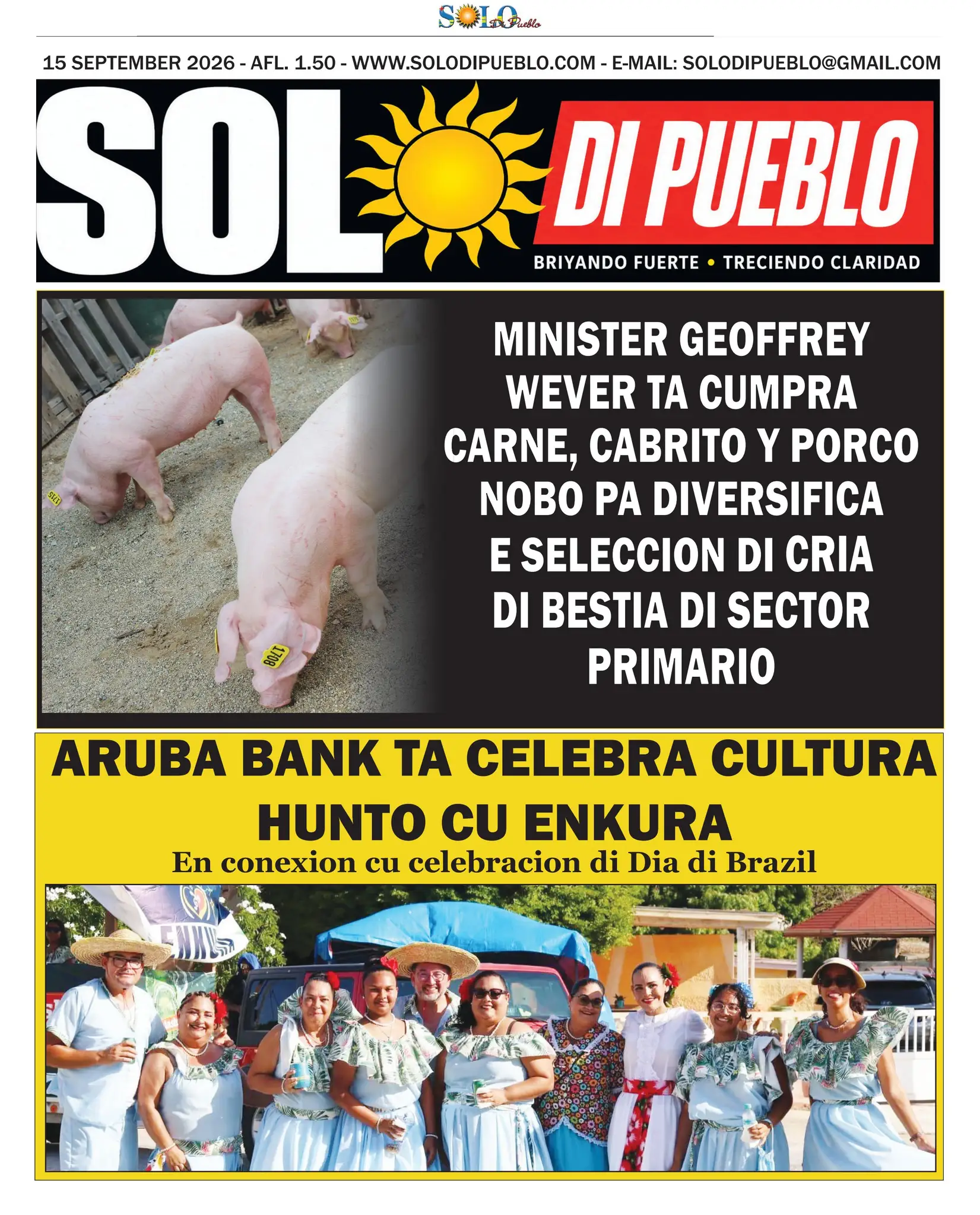 Portada Solo di Pueblo 14 September 2026