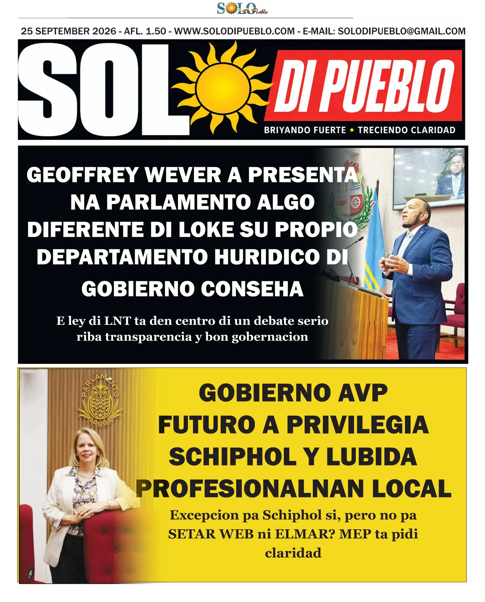 Portada Solo di Pueblo 24 September 2026