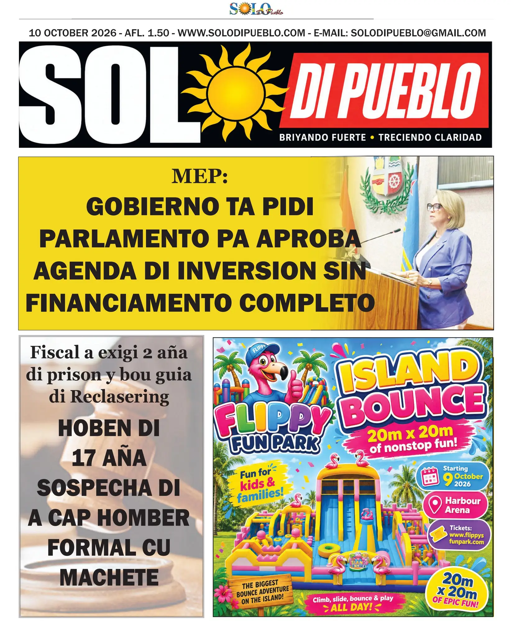 Portada Solo di Pueblo 9 Oktober 2026