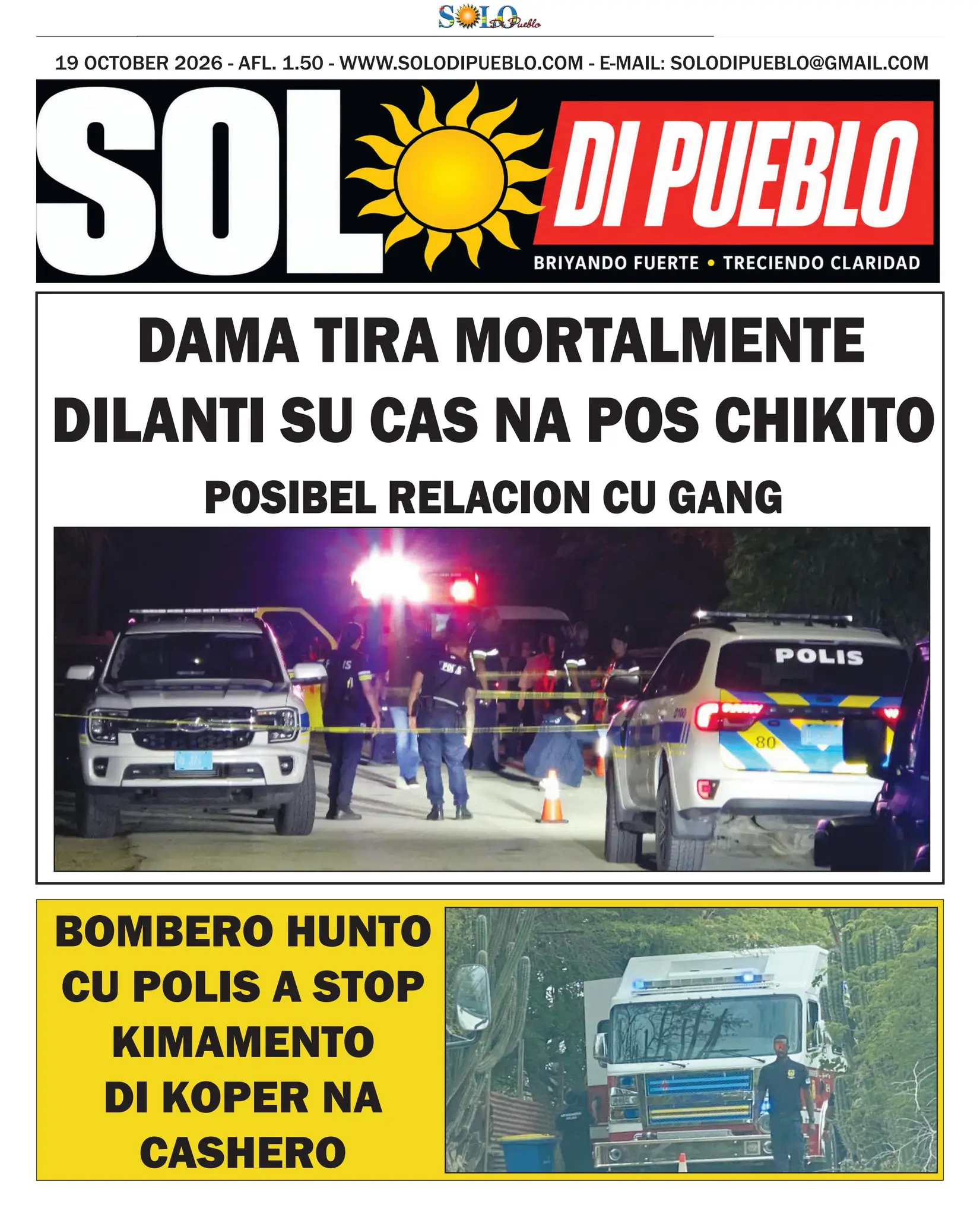 Portada Solo di Pueblo 18 Oktober 2026