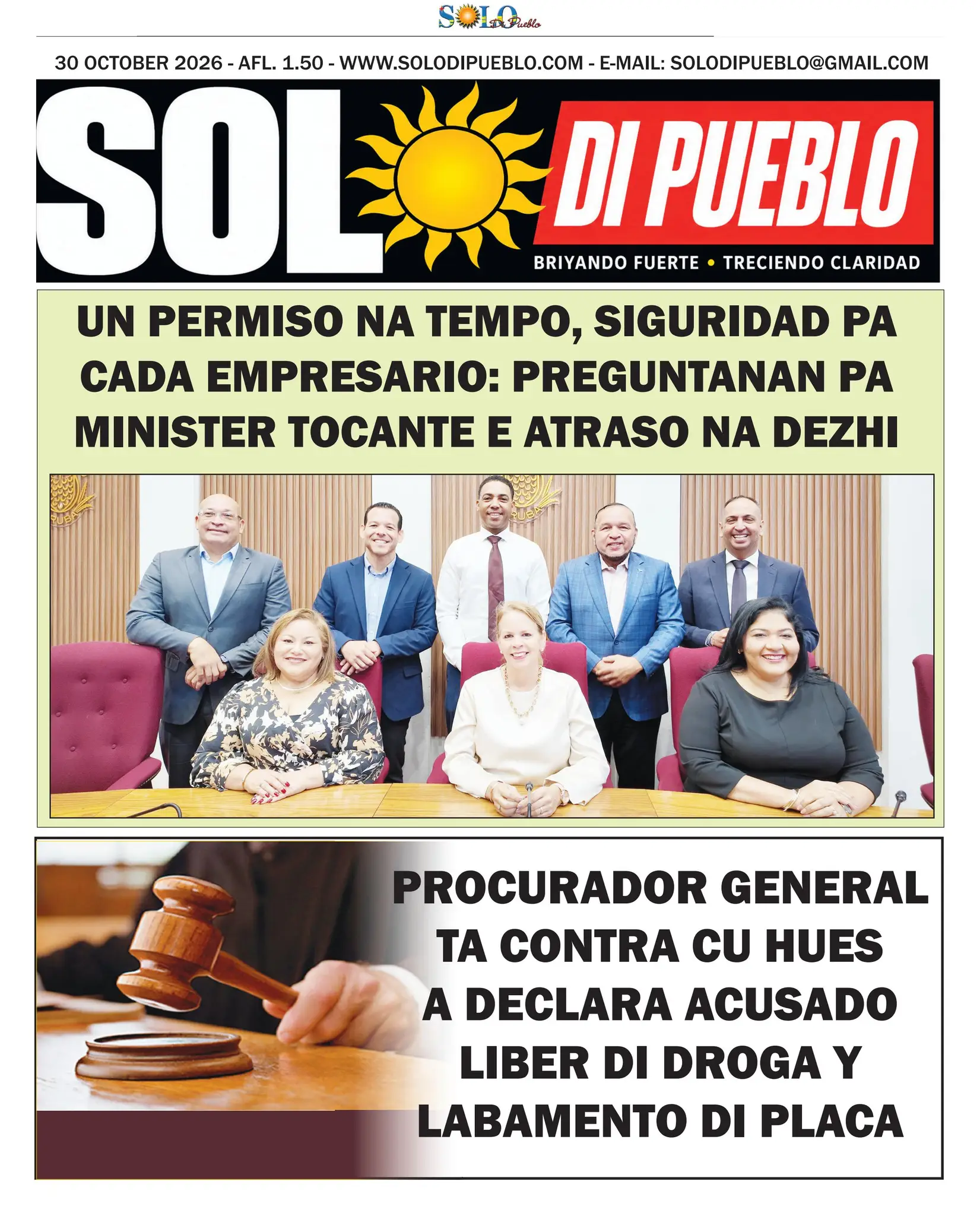 Portada Solo di Pueblo 29 Oktober 2026