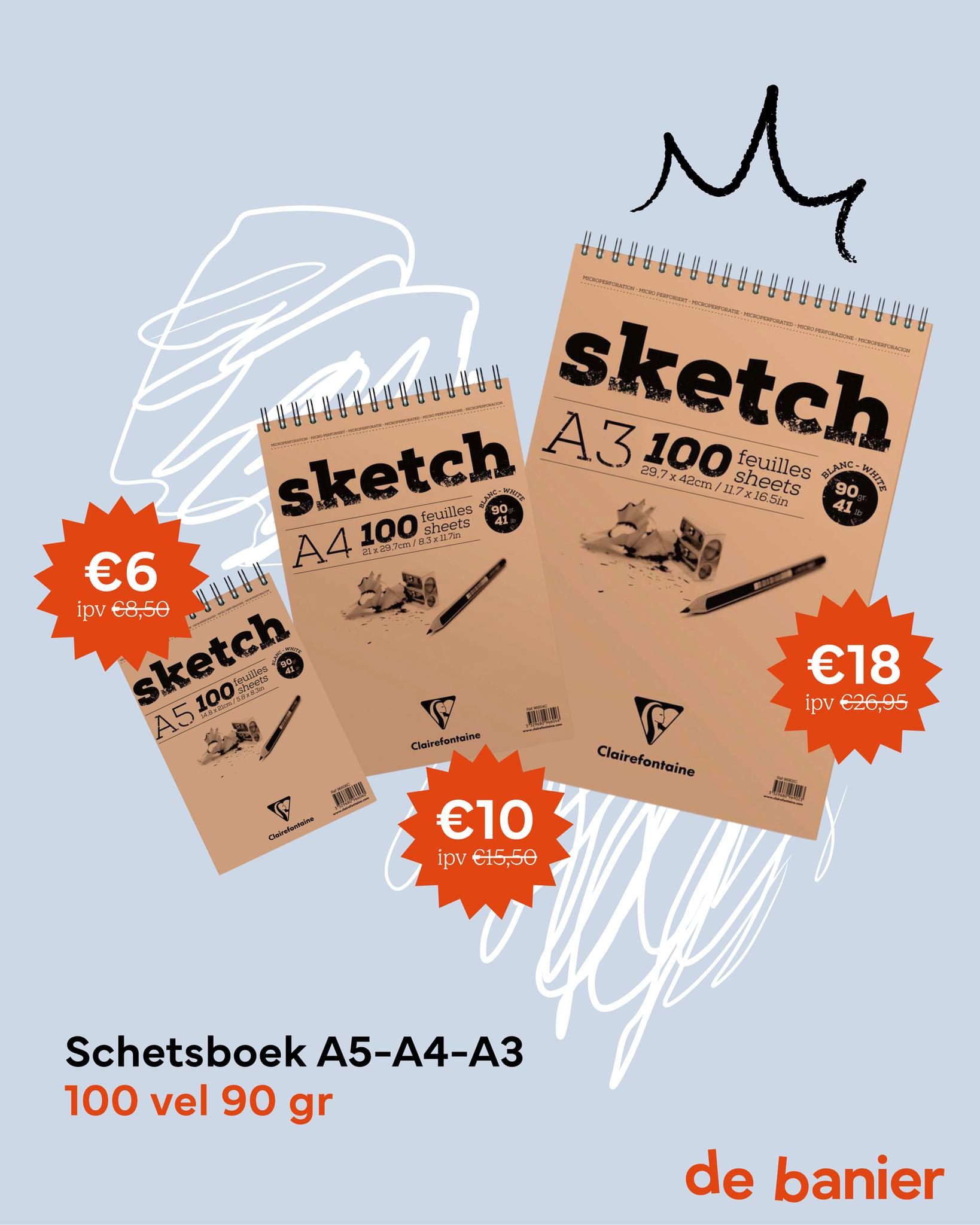 Profiteer nu van onze Academie-actie en scoor je schetsblokken aan een voordelige prijs. Zo begin je helemaal klaar aan ...