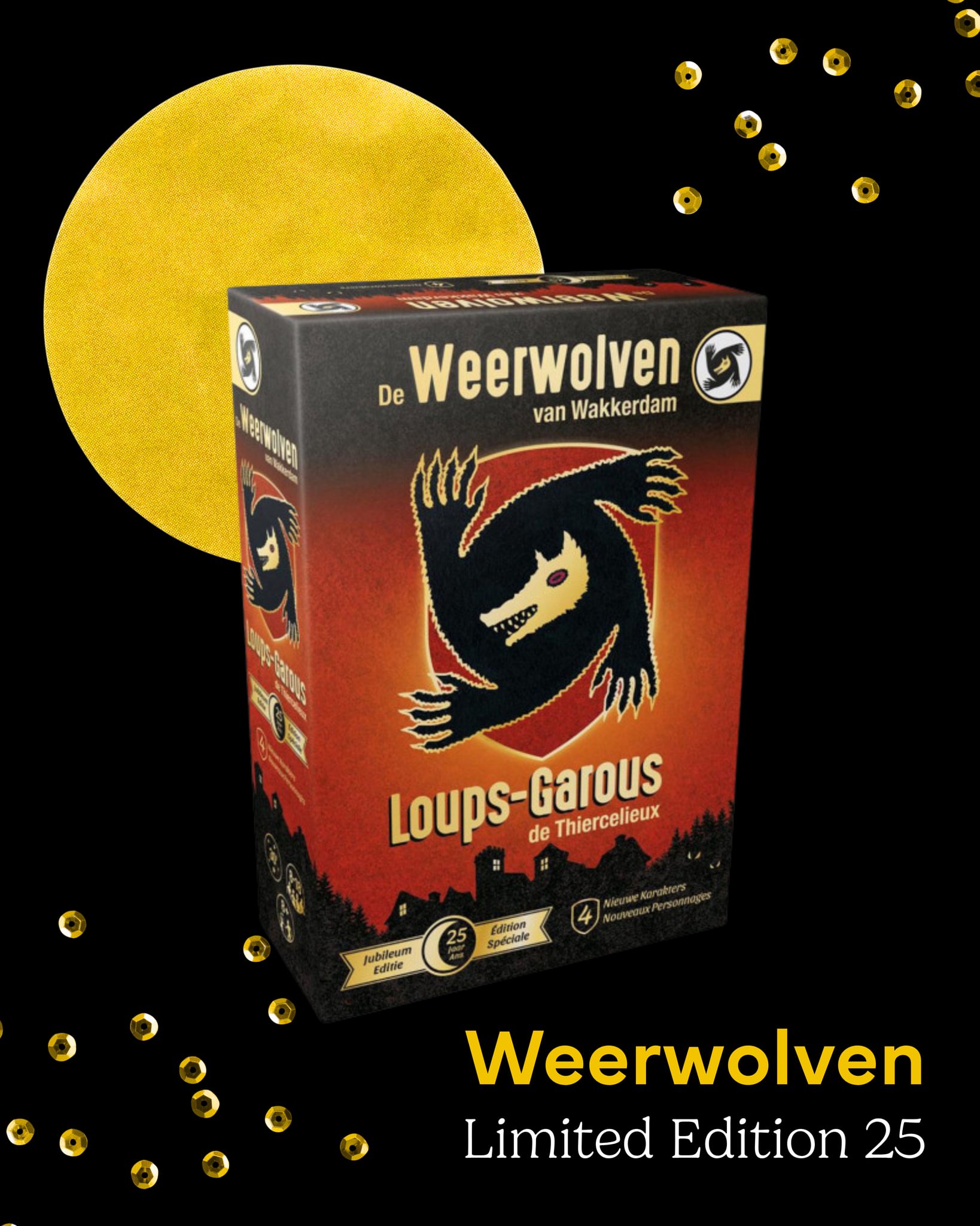 Dit weekend stond de volle maan hoog aan de hemel… en de Wolven zijn wakker geworden. 🐺 Vier 25 jaar Weerwolven van Wak...