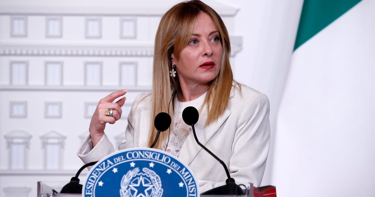 Italy’s Prime Minister Pushes Back on International Law Overreach in Global Crises