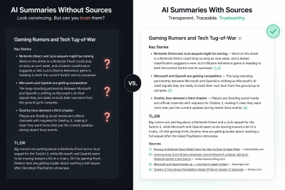 AI Briefs Now Link to Original Sources. Here's Why It Matters