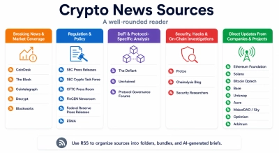 Best Sources to Follow for Crypto News in Your Reader (2026)